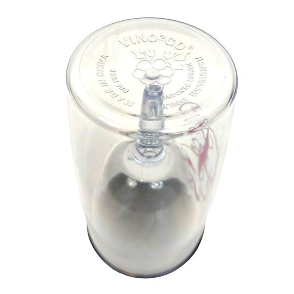 VINO2GO Personalized Wine Tumbler Insulated Double Wall Acrylic Initialed B - Picture 3 of 6